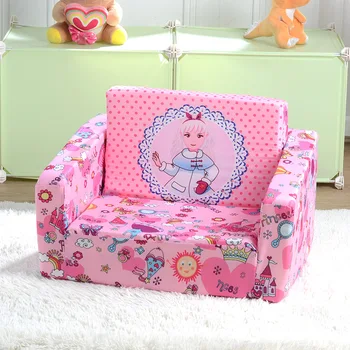 ילדים ספה תינוק תינוק קריקטורה קטן ספה ילדה נסיכה ספת מושב ילד קורא מלאה ספוג הספה