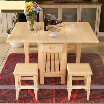 כיכר Coners קפה, האוכל שולחן עם שני כיסאות (תחתונים) מעץ מלא ריהוט הסלון E1 חומר בריאות ירוק