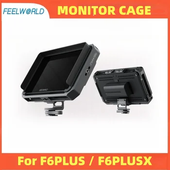 לפקח על הכלוב סוגר מגן במקרה עבור FeelWorld F6PLUS/F6PLUSX עם העליון הנעל הר &1/4