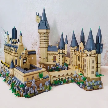 מ 'MENBIS 6000+יח' MOC מיני אבני הבניין סטים דגם פלסטיק לבנים צעצועים, מתנות לילדים ילדים למבוגרים מיקרו גודל קסם הטירה