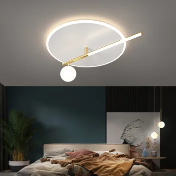 מודרני מינימליסטי אור תקרת LED שלט רחוק אישיות הסלון, חדר השינה מחקר תאורה
