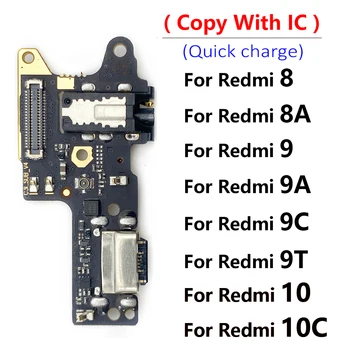 מטען לוח להגמיש עבור Xiaomi Redmi 9 9C 9A 9T 8 8A 10 10 10 פריים יציאת USB מחבר עגינה טעינה להגמיש כבלים להעתיק עם IC