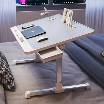 מיטה שולחן קטן מתקפל קטן שולחן מתכוונן הביתה שולחן העבודה מינימליסטי חדר שינה מחשב נייד, שולחן מעונות סטודנטים השולחן