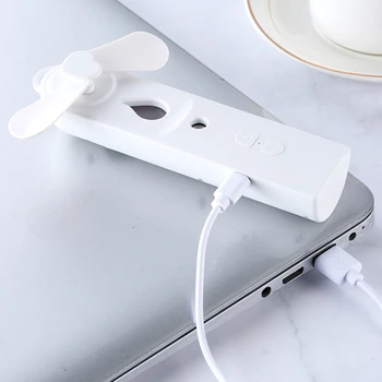 מיני כף יד אוויר מצנן נייד אדים מאוורר USB לטעינה אישי קטן קירור כלים עבור המשרד הביתי נסיעות חיצונית בקיץ