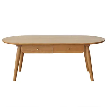 מינימליסטי ומודרני תה שולחן מוצק יומן ייצור רהיטים ידידותיים לסביבה על בסיס מים צבע Teapoy