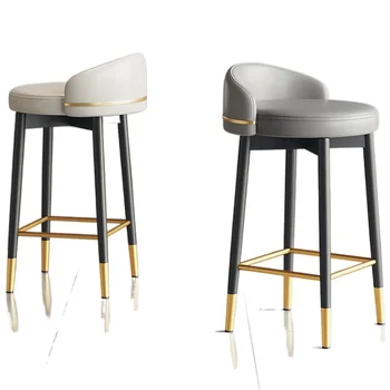 מינימליסטי מודרני כסאות אוכל יוקרתיים מתכת ברור ארגונומי כורסאות מעצב השינה Taburetes האלטים Cocina רהיטים