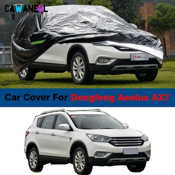 מלא המכונית כיסוי עמיד למים, אנטי-UV, שמש, צל שלג, גשם, רוח כיסוי הגנת עבור Dongfeng Fengshen איאולוס AX7 2014-2024