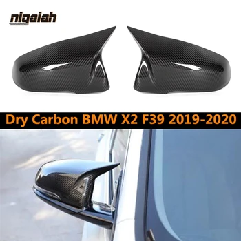 ממש יבש סיבי פחמן במראה החיצוני המראה בצד כמוסות מכסה עבור ב. מ. וו X2 F39 סדאן 2019 2020 חלקי רכב