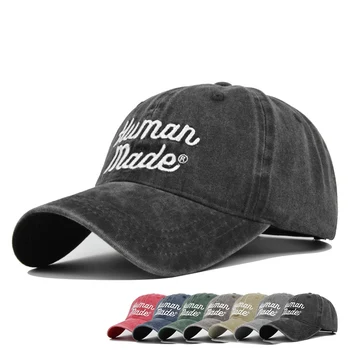 מעצב חדש האנושי גרם כובע משובח כובע מצנפת שחורה ירוק Snapback כובעי לגברים אבא כובעים Gorras גבר 2023