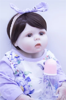 מציאותי מחדש בובת סימולציה התינוק הנולד סיליקון בובות ילדים חמוד DIY צעצוע בובת ילדה לילדים צעצוע חינוכי חחח