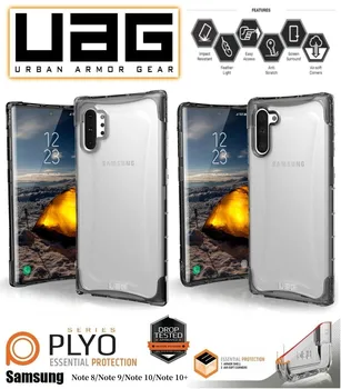 מקורי Urban Armor Gear (UAG) עבור Samsung Galaxy הערה 10/הערה 10+/הערה 10 פלוס Plyo - קרח צבאי מקרה