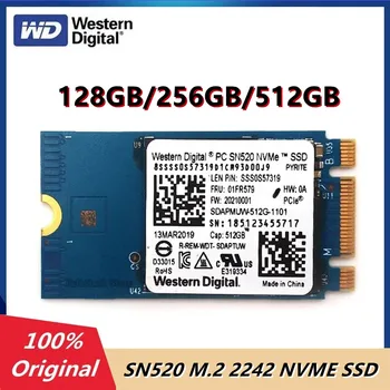 מקורי WD SN520 512GB 256GB 128GB M. 2 2242 SSD NVME Internal Solid State Drive עבור מחשב נייד Western Digital