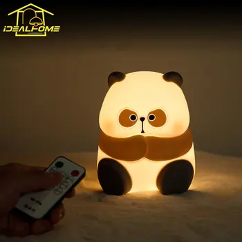 מקסים חמוד קריקטורה סיליקון חיות לילה עם אורות מלטף מתג USB לטעינה השינה ליד המיטה של הילדה/ילדים בחדר יום ההולדת Gfit