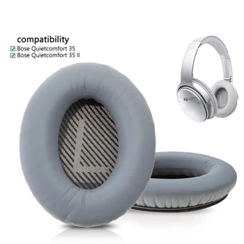 מקצועי Bose QC35 כריות אוזניים להחלפה – אוזן כוסות Bose QuietComfort 35 i/II Over-Ear אוזניות, כחול חצות