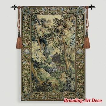 נוף Jacquard אריגה אמנות שטיח קיר Gobelin הטקסטיל לבית קישוט אובוסון (שטיח כותנה 100% מידות גדולות 157x106cm