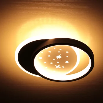 נורדי אור תקרת LED מחומש סיבוב אורות בנים קטנים השינה מנורות סלון, חדר במעבר אורות התקרה עיצוב הבית