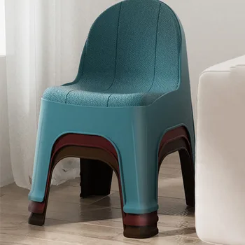 נורדי פלסטיק, כסא ילדים מודרניים דקורטיביים המשרד איפור אמבטיה פדיקור רגל השרפרף השינה Mueble ריהוט מינימליסטי