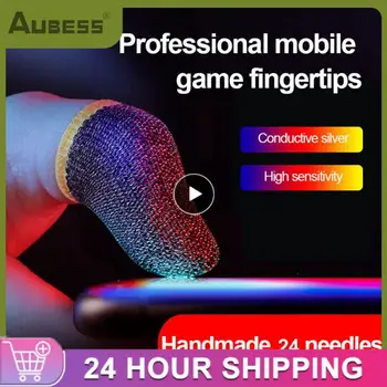 נייד למשחקים האצבע שרוול לנשימה האצבע מיטות כיסוי אנטי להחליק רגיש קצות האצבעות בשביל גיימר משחקים ניידים האצבע כיסוי