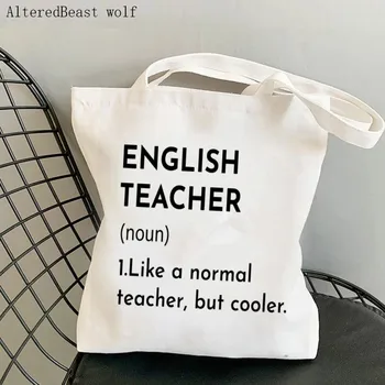 נשים הקונה תיקים המורה לאנגלית כמו מורה 