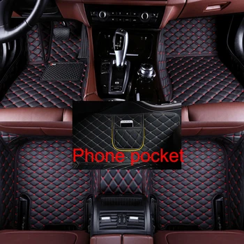 סגנון מותאם אישית המכונית מחצלות עבור פיג ' ו 508 2011-2018year פרטים בפנים אביזרי רכב השטיח
