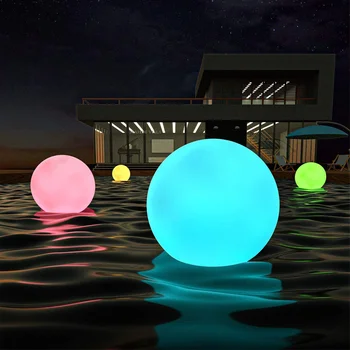 סולארי צף כדור אור בריכת שחייה אור עמיד למים הדשא Ballon המנורה בבית מסיבת גן עיצוב סולארי צף כדור אורות