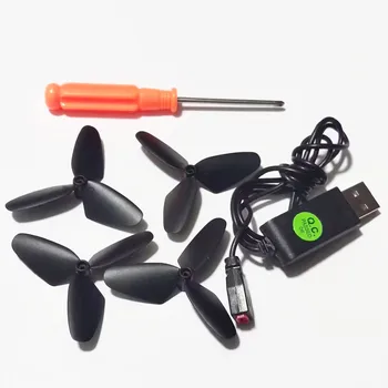 סימה X100 RC Quadcopter חלקי חילוף 3-להב המדחף USB כבל טעינה מברג חבילת אביזרים