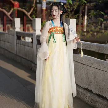 סיני Hanfu תחפושת פיה להתלבש Cosplay מסורתי הפסטיבל בגדים מודרניים לנשים ילדה 2023 חדש טאנג חליפה בצבע בז'