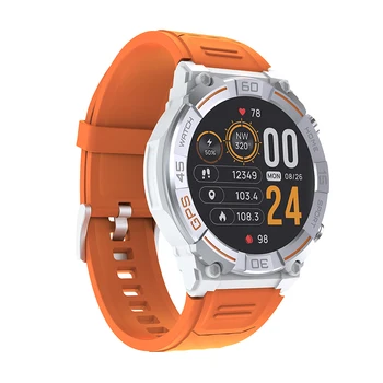 ספורט כושר גשש שעון חכם MG02 GPS חיצוני Bluetooth מתקשר לפקח על קצב לב החמצן בדם זיהוי IP68, עמיד למים