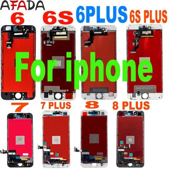 עבור iPhone 6 6s 6plus 7 7 וגם 8 8 בתוספת 11 תצוגת LCD מסך מגע החלפת Pantalla עבור iPhone 7 8 פלוס LCD מחליף