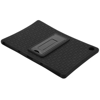 עבור Lenovo Chromebook דואט מקרה 10.1 אינץ Tablet מקרה סיליקון עם לוח לעמוד תפקוד מקרה מגן(שחור)