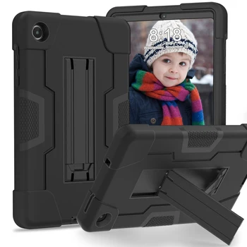 עבור Lenovo Tab M8 4 Gen מקרה שחפת-300FU 2023 8.0 טאבלט Funda ילדים תיק כבד Shockproof היברידי מחוספס לכסות עם הרגלית