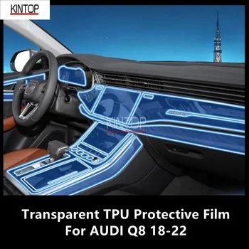 עבור אאודי Q8 18-22 רכב פנים במרכז הקונסולה שקוף TPU סרט מגן נגד שריטות תיקון הסרט אביזרים שיפוץ