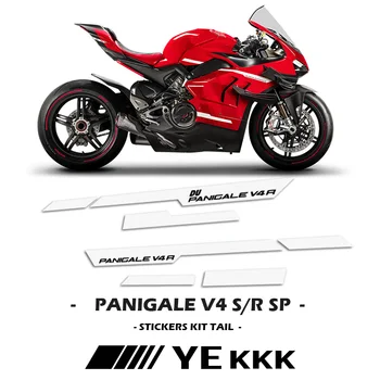 עבור דוקאטי PANIGALE V4 V4S V4R V4SP צד Fairing המדבקה מדבקה קו התאמה אישית DK לוגו Superleggera V4R