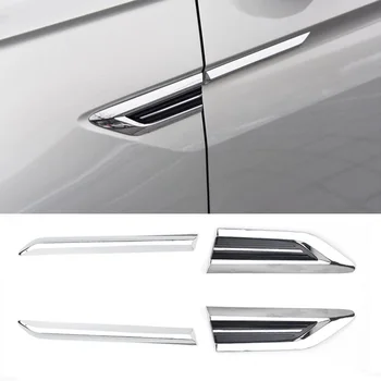 עבור פולקסווגן Tiguan Mk2 2017-2022 ABS דלת המכונית בצד הכנף סמל התג מדבקת כיסוי לקצץ סטיילינג פיתוחים