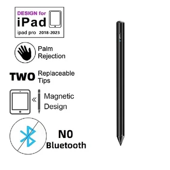 עט תואם (2018-2023) Apple iPad Pro (11/12.9 אינץ'), עבור iPad עם דקל דחייה& מהר תשלום
