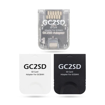על GC2SD מיקרו SD מתאם מתאם כרטיס הזיכרון על GameCube קונסולות Wii SD2SP2