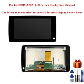 על LQ102M5LX03A תצוגת מסך LCD חדש לרכב המקורי פנימי אביזרי רכב פנימיים, מסך תצוגה חלקים