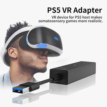 על PS5 VR כבל מתאם Mini מתאם מצלמה מחבר CFI-ZAA1 עבור פלייסטיישן 5 PS5 PS4 VR מתאם מחבר אבזרים