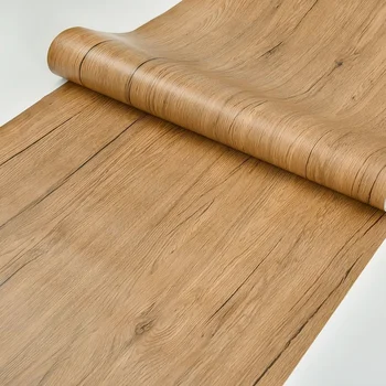 עמיד למים עץ PVC טפט גליל דבק עצמי עיצוב טפט דלתות ארון שולחן עבודה מודרני ריהוט דקורטיבי מדבקה