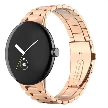 עסקים מתכת נירוסטה רצועה עבור Google הלהקה רצועת Smartwatch רצועת שעון צמיד אביזרים