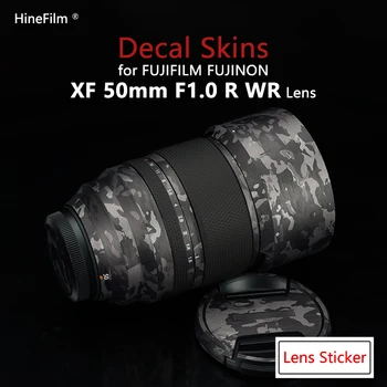 פוג ' י XF50F1.0 / 50 f/1.0 עדשה לעטוף מדבקות פרימיום המדבקה לעור FUJIFILM Fujinon XF 50mm f/1.0 R WR עדשת כיסוי מגן הסרט.