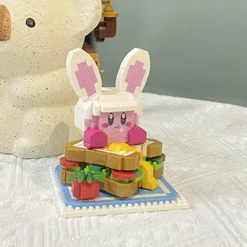 קירבי Sanrio Cinnamoroll Kuromi שלי מלודי בניין אנימה נאספו צעצועים דקורטיביים שולחן העבודה קישוט פאזל חינוכי מתנה