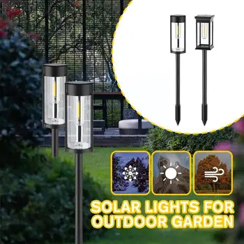 שמש גן אור חיצוני מופעל סולארית מנורת Lanter עמיד למים נוף תאורה עבור מסלול פטיו בחצר דשא קישוט T3G2
