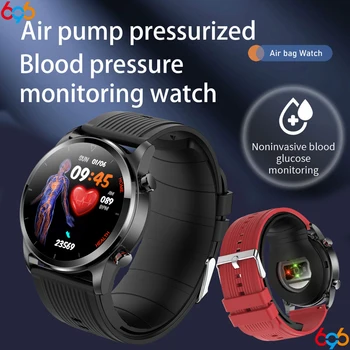 שעון חכם גברים טמפרטורה מוקדם להזהיר את החמצן בדם, ניטור Smartwatch בריאות Heartrate מוניטור, לחץ דם כושר לנשים