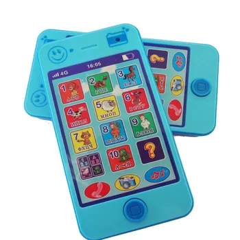 שפה רוסית ילדים הטלפון צעצועים חינוכיים לילדים סימולציה מוסיקה נייד טלפון צעצוע ילדים התינוק הרך מתנה