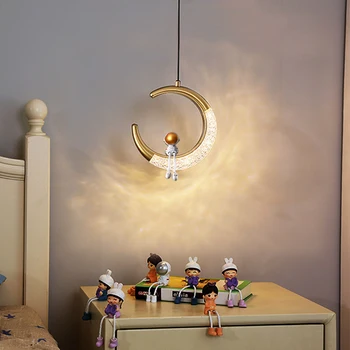 תליון מנורה Led אמנות נברשת אור עיצוב חדר המיטה לסעוד סעודה השינה תקרה מקורה מתקן תלייה דקורטיביים luminaire